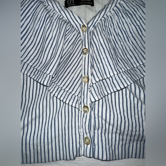 Zara TRF Collection Ruffle Sleeve Blouse - Picture 3 of 4